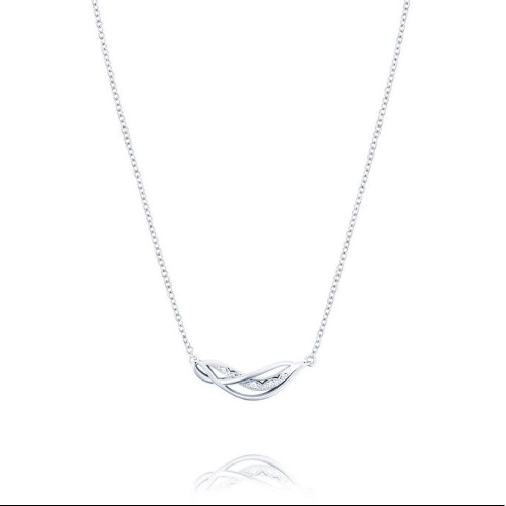 🌊💎Tacori Diamond Wave Necklace💎🌊~17” - Picture 8 of 12